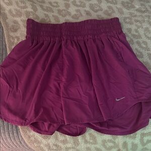 Nike Magenta high waisted tempo shorts
